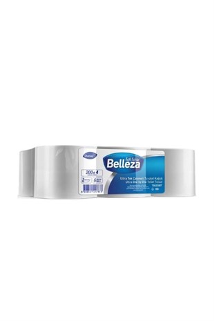 Belleza Ultra Tek Cekmeli Tuvalet Kağıdı 13,7 Cm 6X200MTuvalet KağıtlarıDiversey