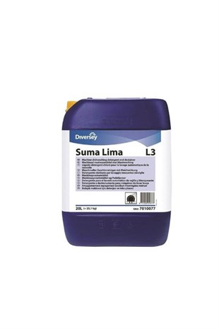 Suma Lima L3 20 Litre Sanayi Tipi Bulaşık DeterjanıSanayi Tipi Bulaşık Makinesi DeterjanlarıDiversey